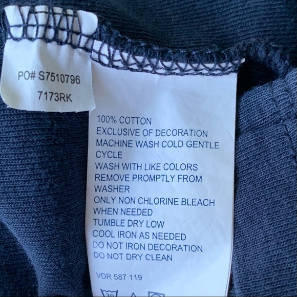 •Nautica• Navy Blue Collared V-Neck Top-Size Large - Picture 7 of 8